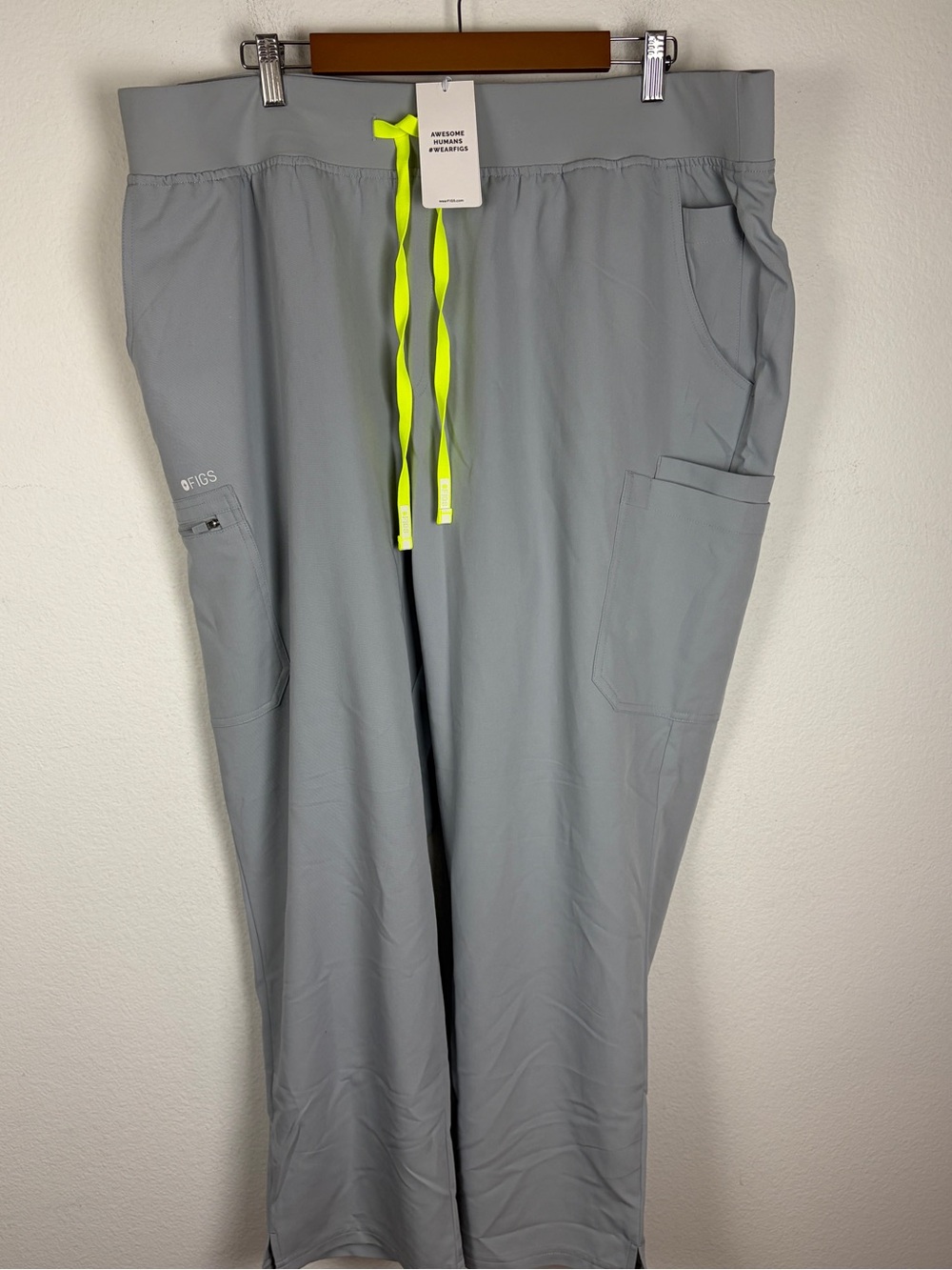 Figs High Waist YOLA Yoga Extremes Slate Grey Pant Women’s 4XL Regular NWT Scrub